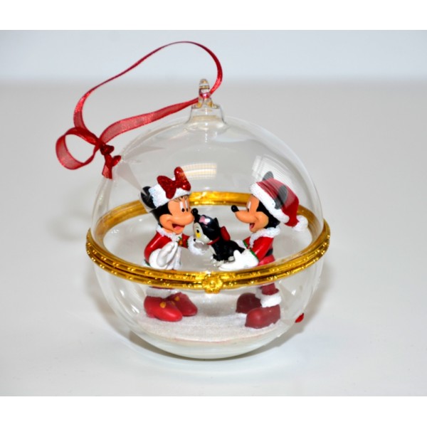 Limited Edition Disney Mickey and Minnie Christmas Ornament, extremely rare